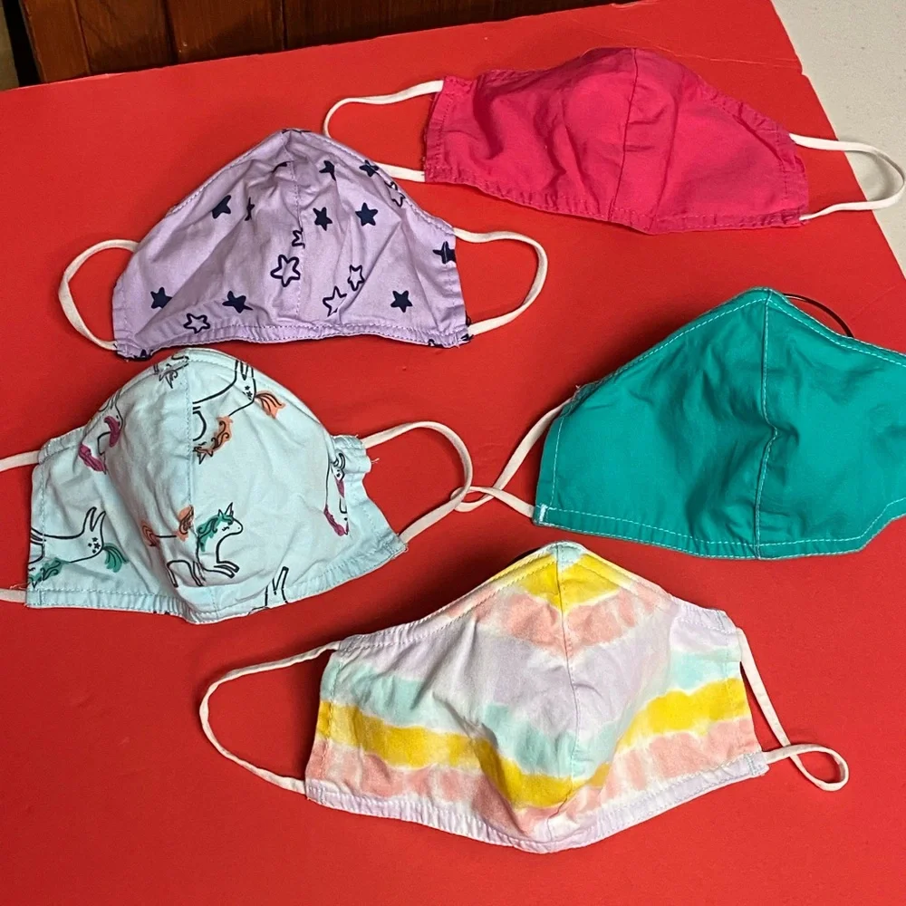Cat & Jack Kids' unicorn-Rainbow and more Cloth Face Masks